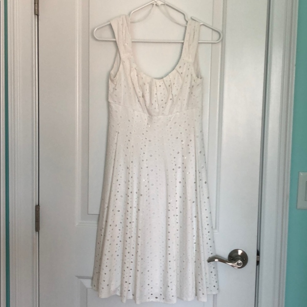 All white dress